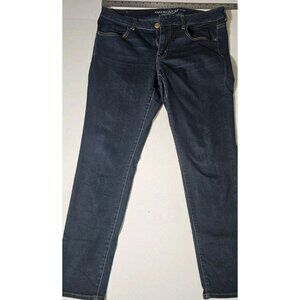 American Eagle Womens Jeans Size 12 Dark Wash Stretch Skinny Denim. (HL479)